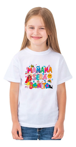 Remera Sublimada Niños Niñas - Karol G Mañana Será Bonito 02