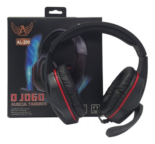 Fome De Ouvido Headset Gamer Game Altomex Al-209 Cor Preto