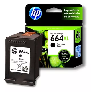 Tinta Hp F6v31al (664xl) Negro