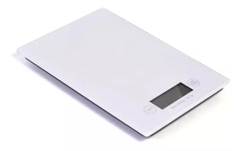 Balanza Alimentos Cocina Digital 1gr A 5kg Vidrio Blanco/neg