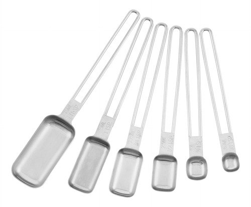Juego De Cucharas Dosificadoras Fox Run, Acero Inoxidable, 6