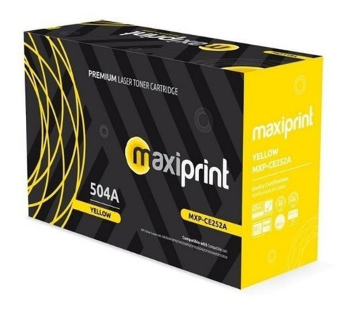 Toner Hp 504a Ce232a Color Amarillo  Cm3530 Cp3525n Cp3525dn