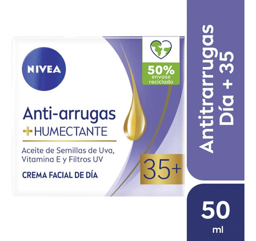 Nivea Antiarrugas Crema Facial De Dia 35+ 