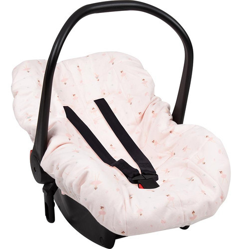 Capa Para Bebê Conforto Hug Bailarinas Rosa E17920
