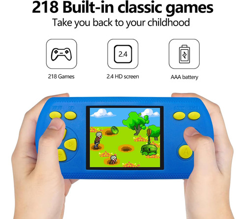 Consola De Juegos Portátil De 16 Bits Para Niños Y Adultos,