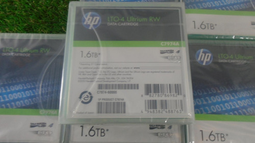 Imagen 3 de 3 de Hp Lto4 Ultrium C7974a Backup 1,6tb Nuevas Excelente Precio