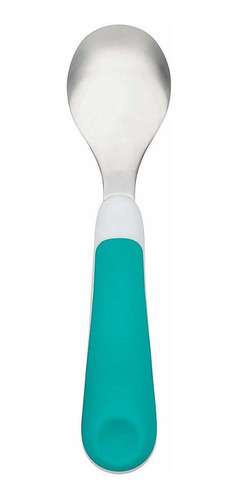 Imagen 4 de 6 de Oxo Tot Training Juego De Tenedor Y Cuchara Teal 2 Pack