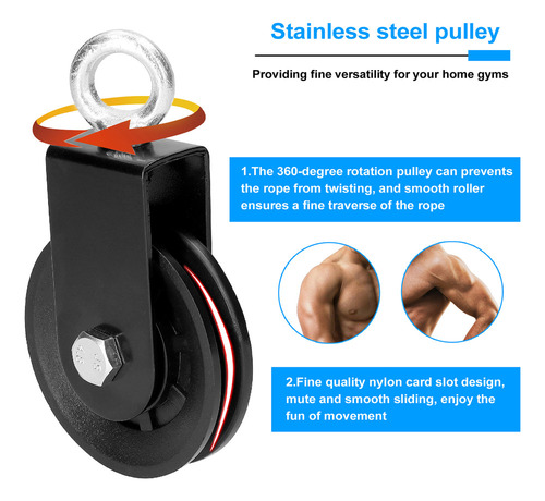 A Sistema De Cables De Polea Diy Para Entrenamiento De