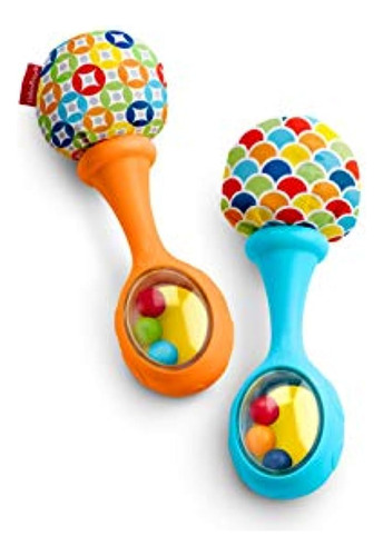 Fisher-price Rattle 'n Rock Maracas, Azul / Naranja