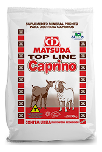 Sal Mineral Matsuda Para Caprinos Top Line Caprino Original