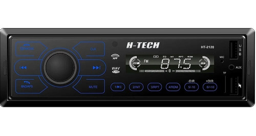 Rádio Mp3 Player H-tech Ht2120 Bluetooth Touch Fm Aux 4x45w