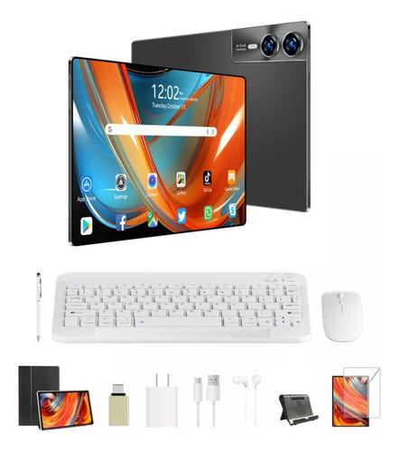 Tablet S12 Gpt 512gb+12gb Ram 11.6'' Android 13 Con Teclado