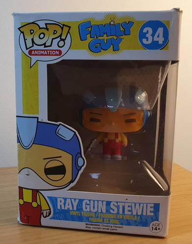 Ray Gun Stewie Funko Pop Family Guy #34