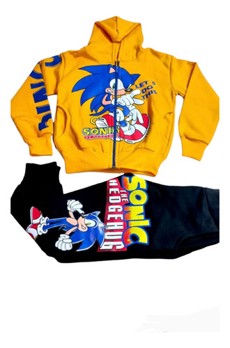 Conjunto Buzo Y Polerón Sonic Niño 