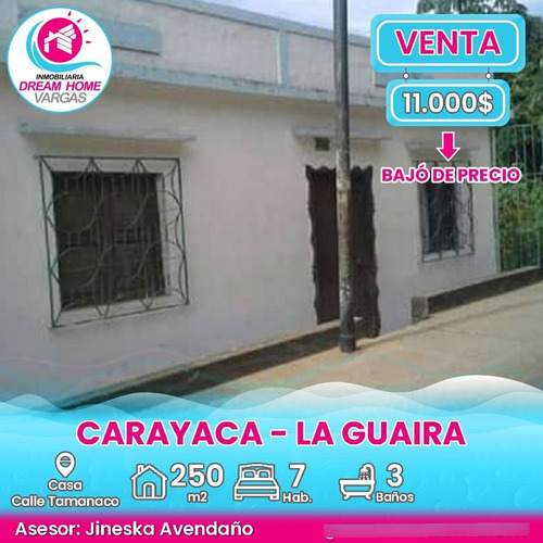 Casa En Venta Calle Tamanaco, Carayaca  La Guaira.