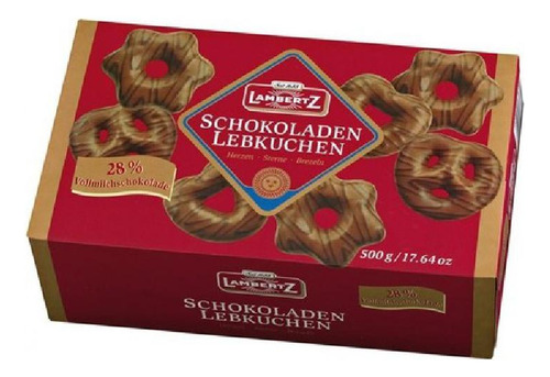 Pão De Mel Chocolate Schokoladen Lebkuchen Lambertz 500g