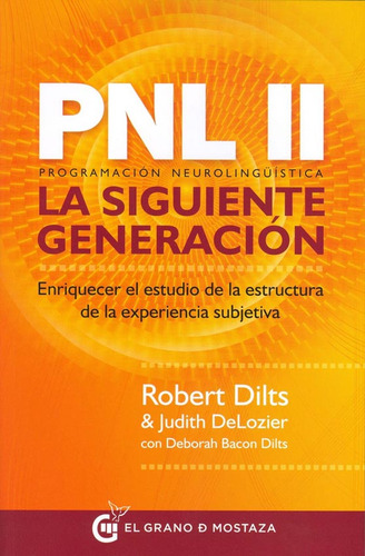 Pnl Ii - La Siguiente Generacion - Robert B. Dilts