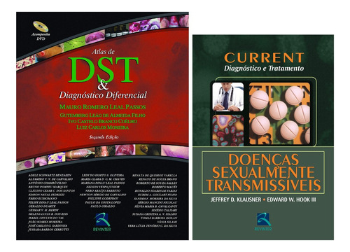 Combo - Atlas De Dst & Diagnóstico Diferencial + Current Diagnóstico E Tratamento: Doenças Sexualmente Transmissíveis