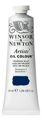 Tinta a óleo Winsor & Newton Artist 37 ml S-1 cor para escolher a cor azul prussiano S-1 nº 538