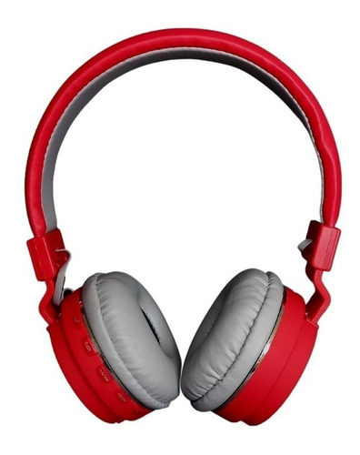 Fone de ouvido on-ear gamer sem fio Kapbom KA-933 vermelho