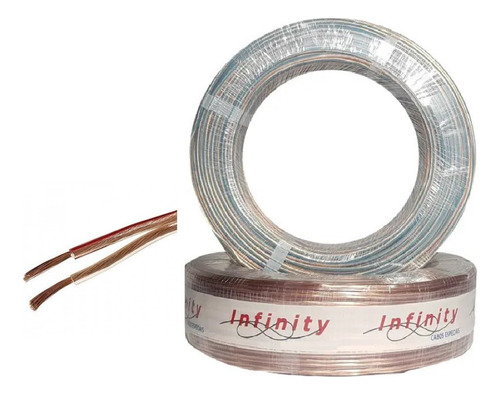 Fio Paralelo Cristal 2x12awg (2x2,50mm²) Rolo 20mts