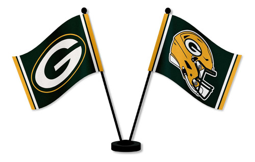 Banderas De Escritorio Y Mesa De Green Bay Packers