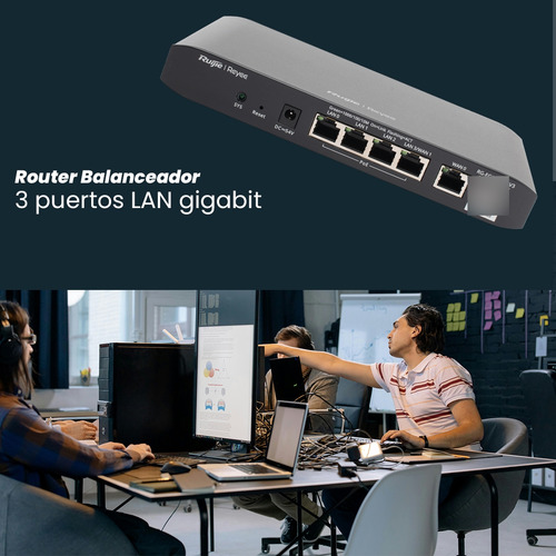 Router Administrable Poe+ Ruijie 600mbp Rg-eg105g-p-v3 Cloud