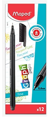 Maped Graphpeps Rotuladores Triangulares Con Punta Fina De F