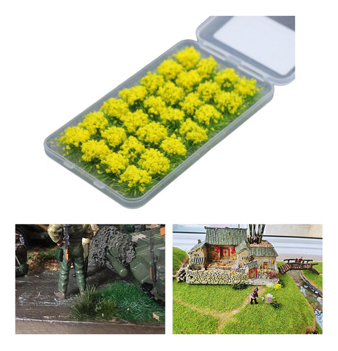 Grupo De Flores Cenário Modelo Faça Você Mesmo Amarelo