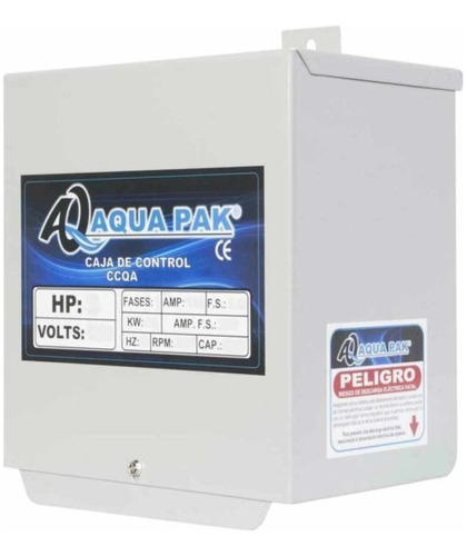 Caja De  Control Aquapak Ccqa2230 2hp 230 Volts 1 Fase