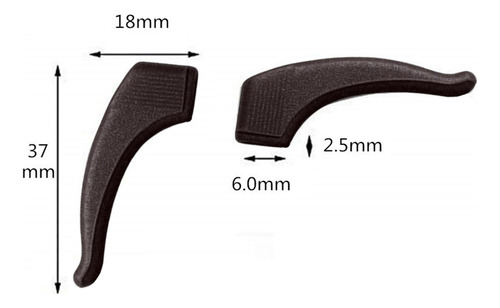 3 Ganchos Para Sujetar Gafas, Diseño Exclusivo 3 Piezas