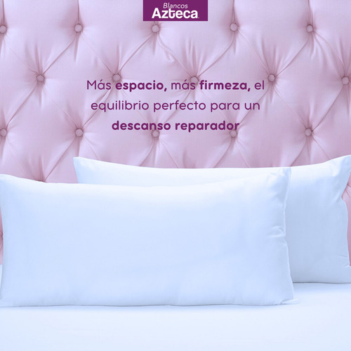 Pacote Com 2 Unidades King Size Microfibra Firmes. Blancos A