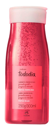 Imagen 1 de 1 de Jabón Líquido Frutas Rojas Tododia Natura 300ml