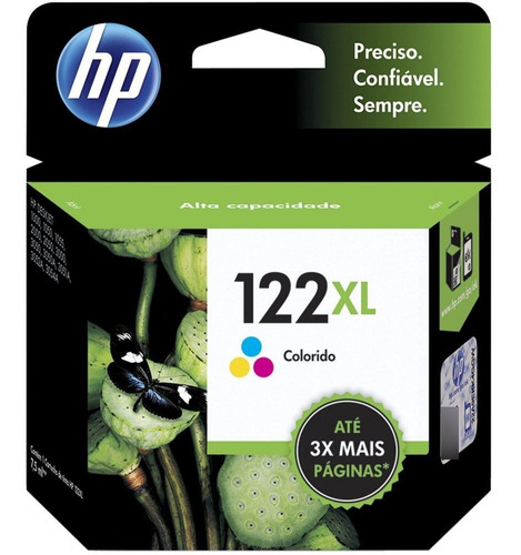 Cartucho Hp 122xl Colorido 7,5ml Ch564hb