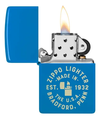 Encendedor Zippo Zippo Seal Design Azul Zp46173