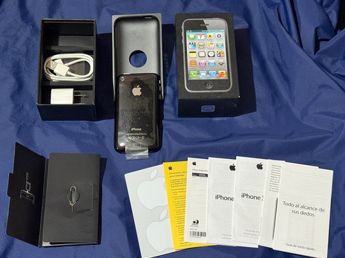 Iphone 3gs En Caja Que Coincide Con El Imei Está Impecable Negro (Usado)