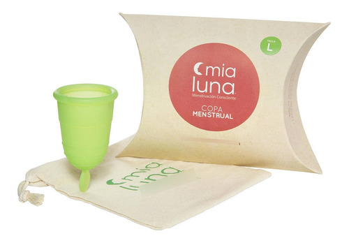 Copa Menstrual Mia Luna Mia Verde Talla L