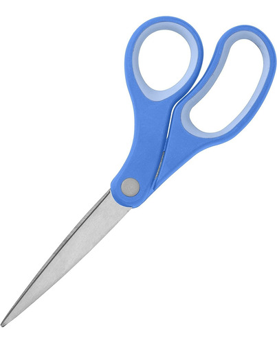 Sparco 8-inch Bent Multipurpose Scissors, Stainless Steel, B