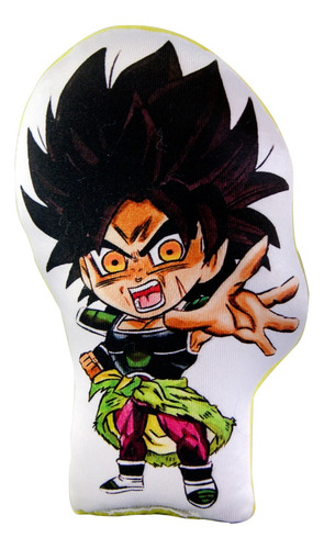 Mini Peluche Almohada Broly Dragon Ball Super Z Gt