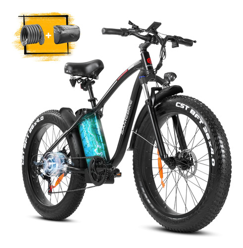 Samebike Bicicleta Electrica Bateria Ah Para Adulto Cargador