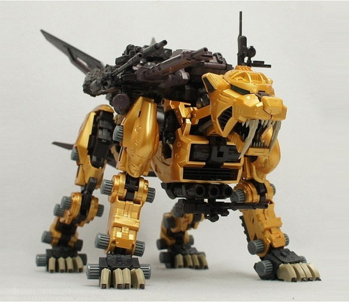 Maqueta De Juguete Zoids Ez-016 Sabre Tiger Gold Action De P