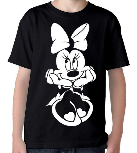 Remeras Camisetas Mickey Minie Mouse Para Mujer Y Niñas 