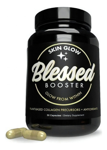 Ehp Labs Blessed Booster Plantcollagen Skin Glow 30 Caps Sabor Sin Sabor