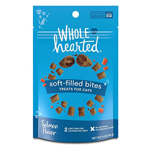 Wholehearted Premios Gato De Salmón Blando 3 Oz.