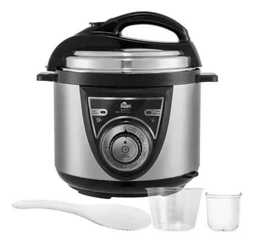 PANELA DE PRESSÃO ELÉTRICA KIAN 4L INOX ACESSÓRIOS COR PRATEADO FREQUÊNCIA 50 HZ X 60 HZ 127V