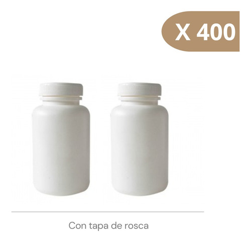 Envase Plástico Pastillero 150 Cc - 400 Unidades