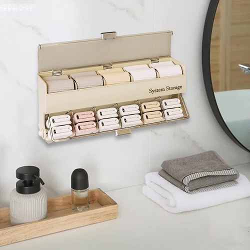 Caja De Almacenamiento De Ropa Interior, Estuche De Beige