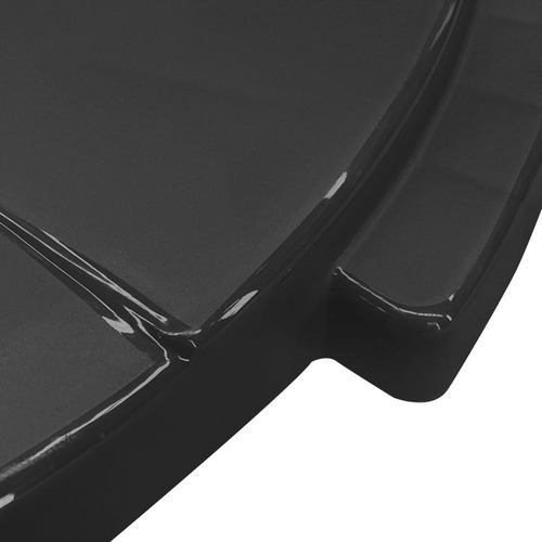 Tapa Ciega Para Contenedor Toff 60 L Color Negro