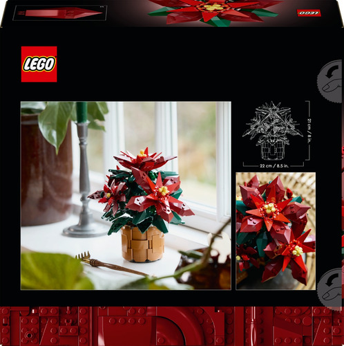 Lego® Icons Nochebuena Set De Construcción Floral 10370