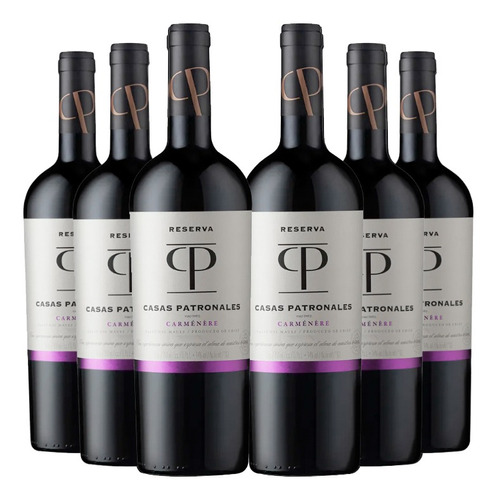 6 Vinos Casas Patronales Reserva Carmenere